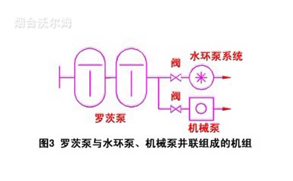 羅茨泵與水環(huán)泵、機械泵并聯(lián)組成的機組